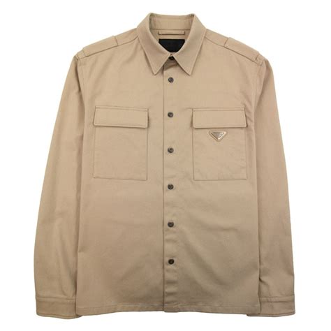 beige Prada Shirts for Men 